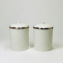 Saint-Cloud - Pair of ointment jars - Eighteenth century