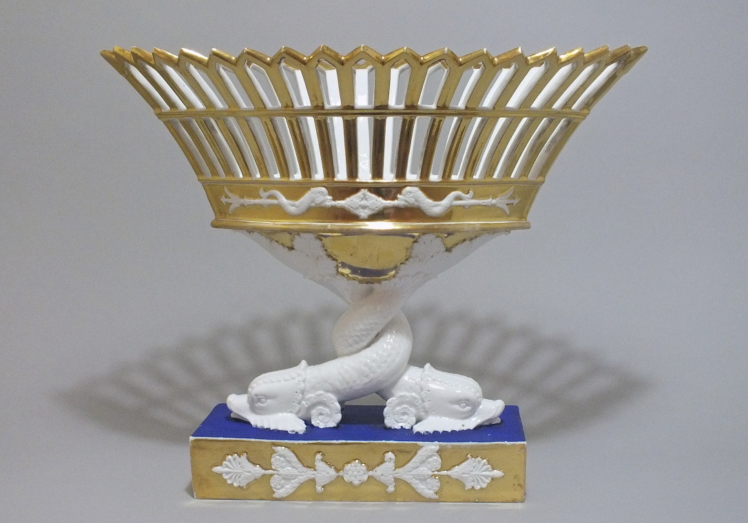 Paris - Paire de corbeilles aux dauphins - Époque Empire