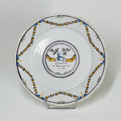 Nevers - Assiette révolutionnaire - XVIIIe siècle