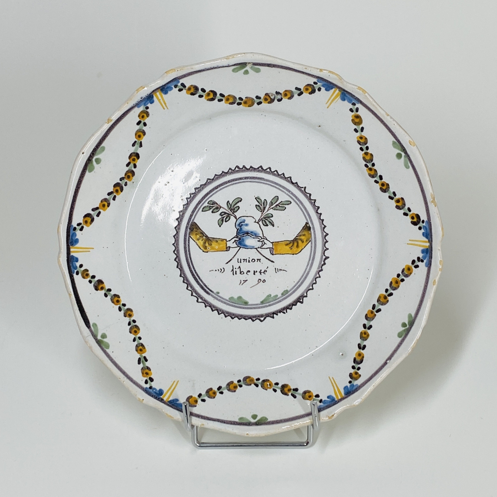 Nevers - Assiette révolutionnaire - XVIIIe siècle