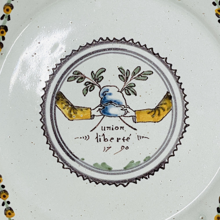 Nevers - Assiette révolutionnaire - XVIIIe siècle