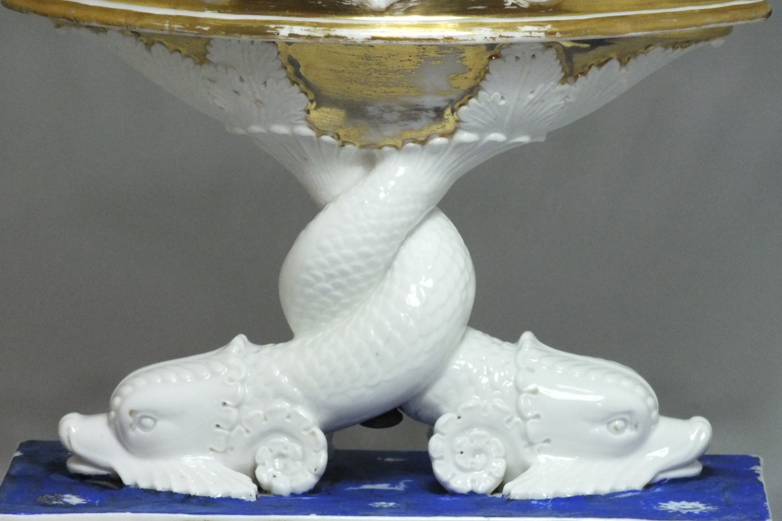 Paris - A pair of baskets dolphins - Empire period