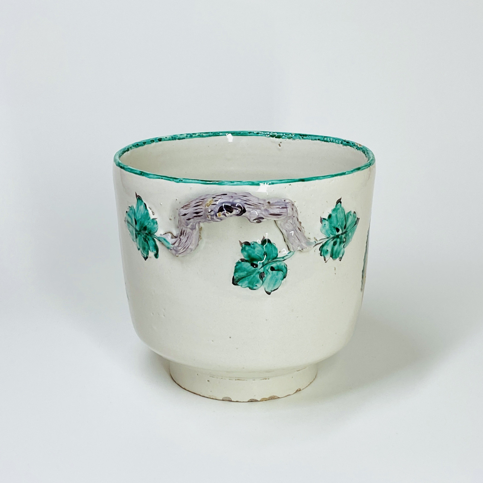 Earthenware bottle bucket from Saint-Amand-les-Eaux - Eighteenth century