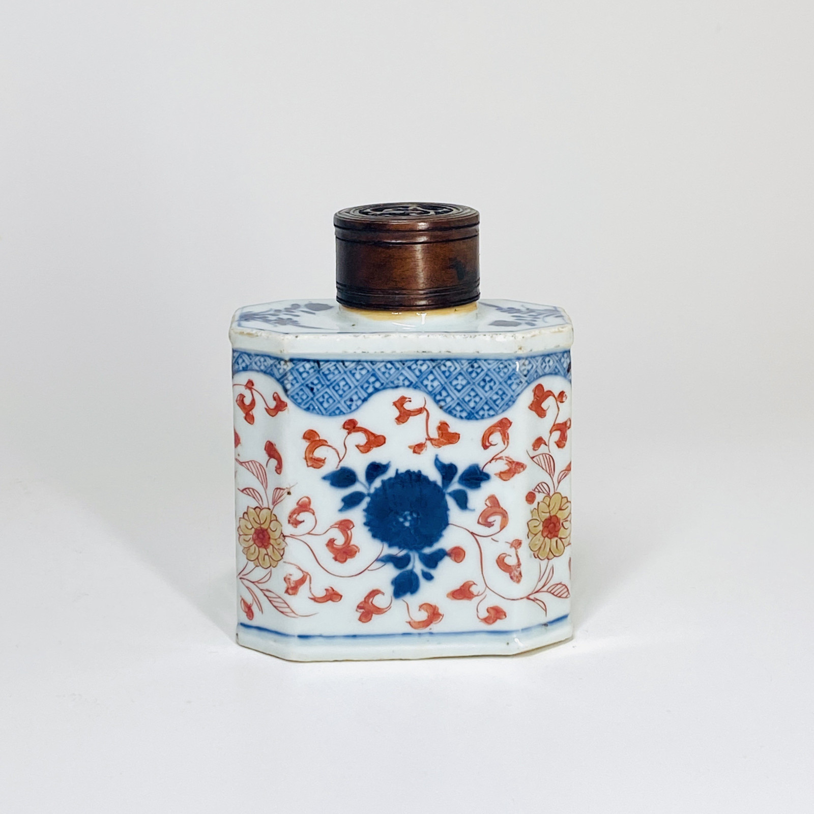 China - Tea box with Imari decoration - Kangxi period (1662-1722)