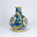Caltagirone (Sicile) - Vase bouteille en majolique - XVIIe siècle