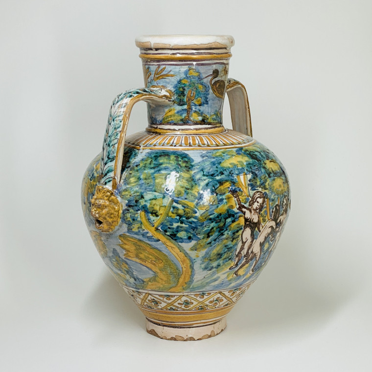 Talavera de la Reina (Tolède) - Grand vase d'apothicairerie - 1660-1690 - VENDU