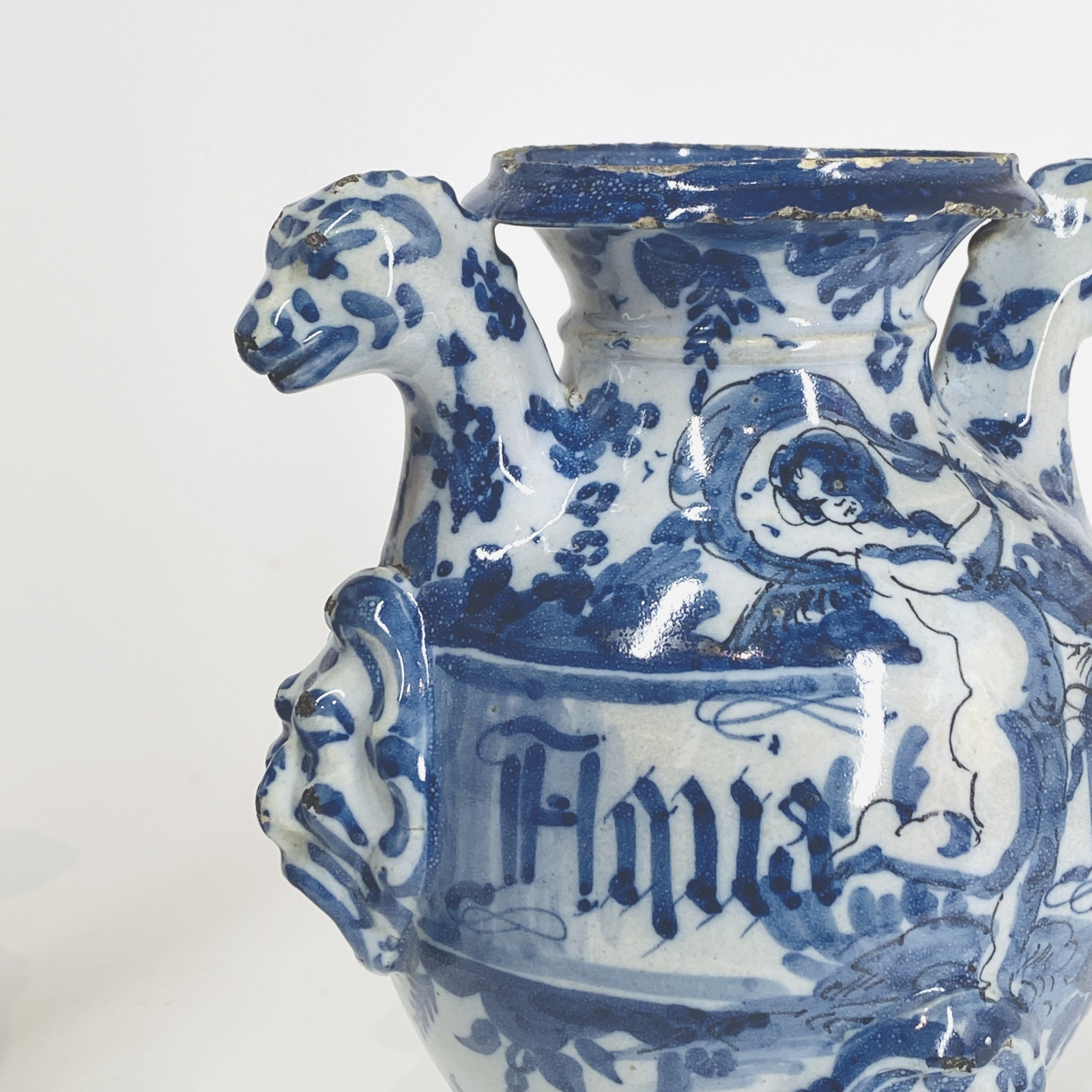 Savone - Paire de vases de pharmacie - Fin du XVIIe siècle