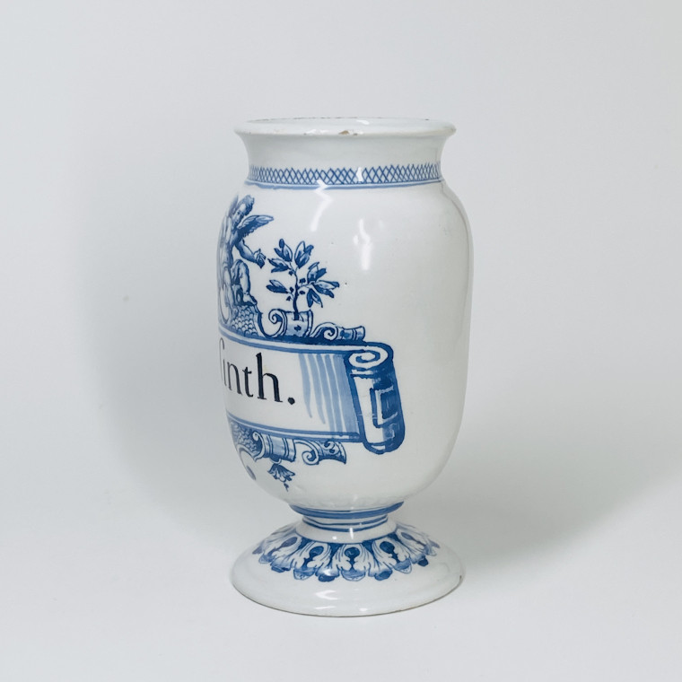 Pot canon en faïence de Moustiers - XVIIIe siècle - VENDU