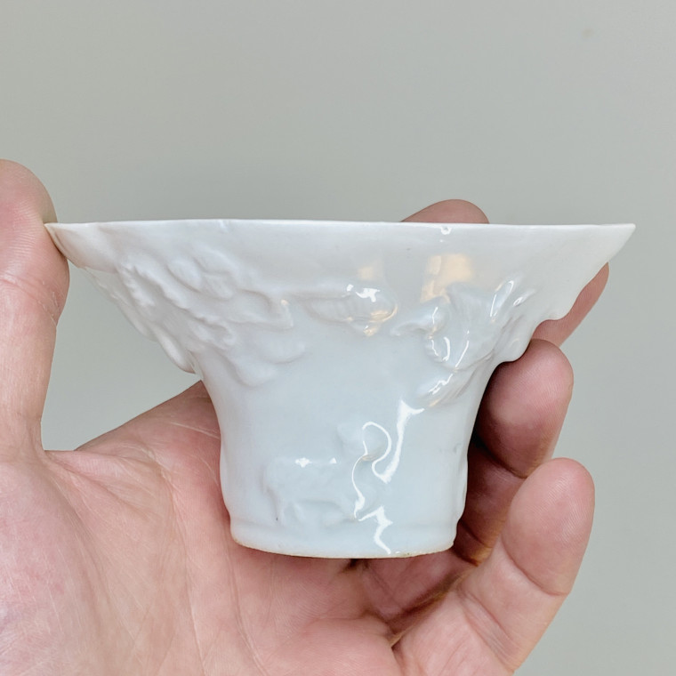 Libatory cup "Blanc de Chine" - Kangxi period (1662-1722)