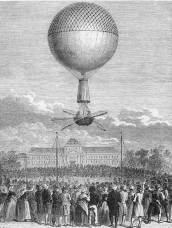 Assiette en faïence de Nevers à décor au ballon - XVIIIe siècle