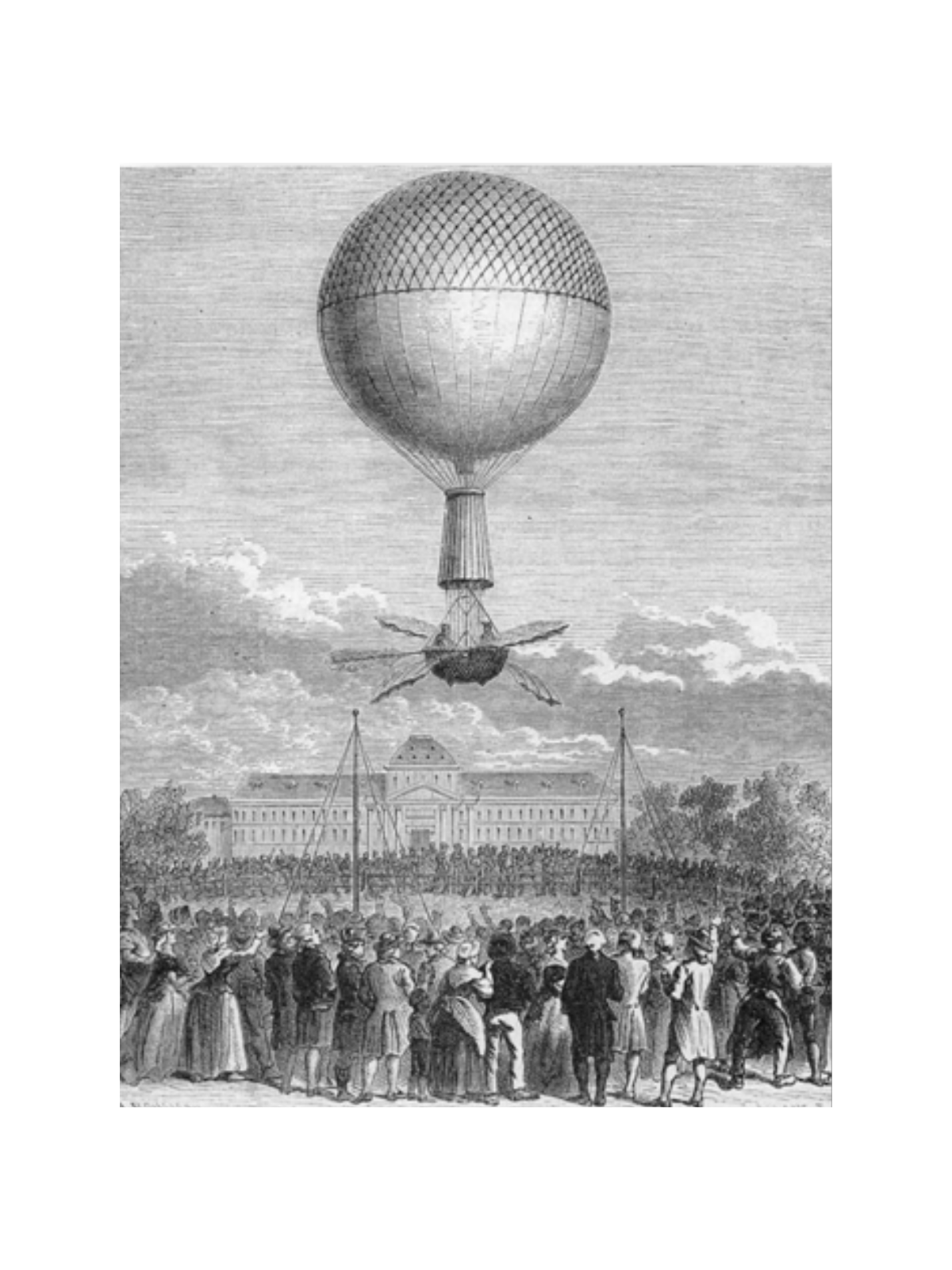 Assiette en faïence de Nevers à décor au ballon - XVIIIe siècle