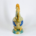 Pesaro (Italie) - Terrine en trompe-l’œil en faience polychrome figurant un coq - Vers 1800