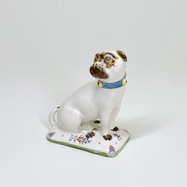 Germany - Statuette depicting a pug - Eighteenth century