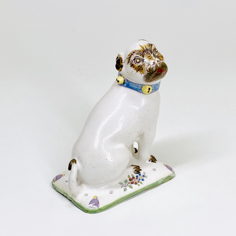 Allemagne - Statuette figurant un carlin - XVIIIe siècle