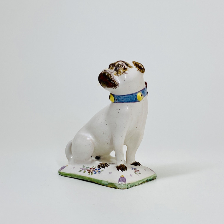 Germany - Statuette depicting a pug - Eighteenth century