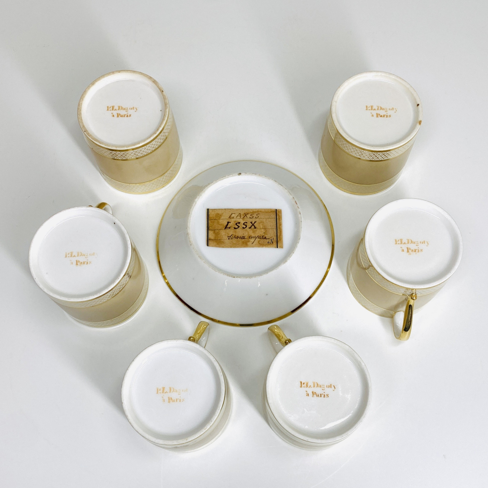 Paris - Manufacture de Dagoty - Coffee service - Circa 1815-20