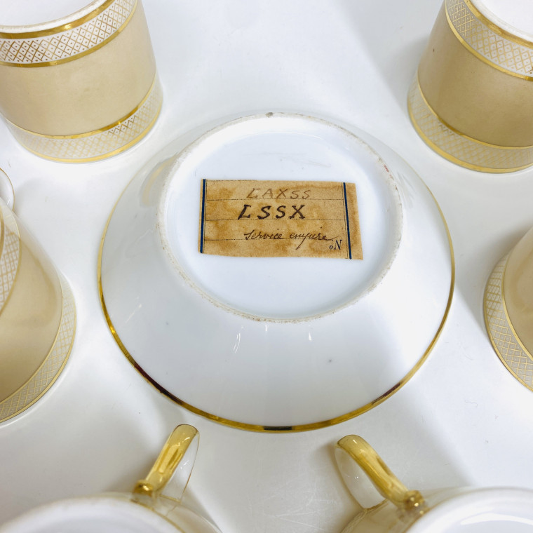 Paris - Manufacture de Dagoty - Coffee service - Circa 1815-20