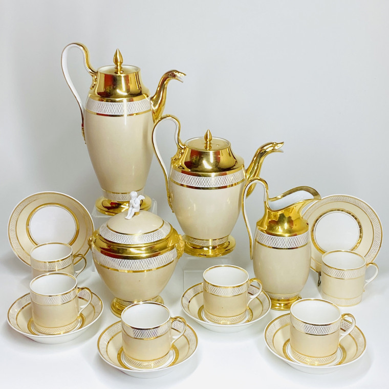 Paris - Manufacture de Dagoty - Coffee service - Circa 1815-20