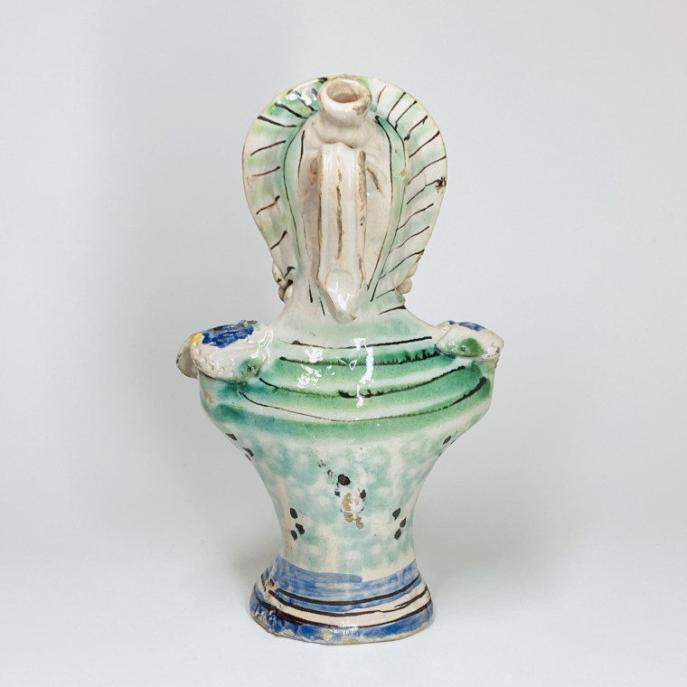 Ariano Irpino (Italie) - Pichet figurant un buste de femme - Fin du XVIIIe siècle