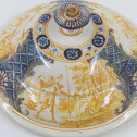 Marseille - Fauchier - Two lids decorated in yellow monochrome - Eighteenth century