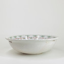 Large earthenware bowl from Roanne with saucy decoration - Eighteenth century