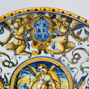 Deux tazza en majolique d’Urbino - XVIIe siècle