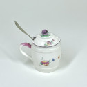 Moutardier en porcelaine de Mennecy - XVIIIe siècle