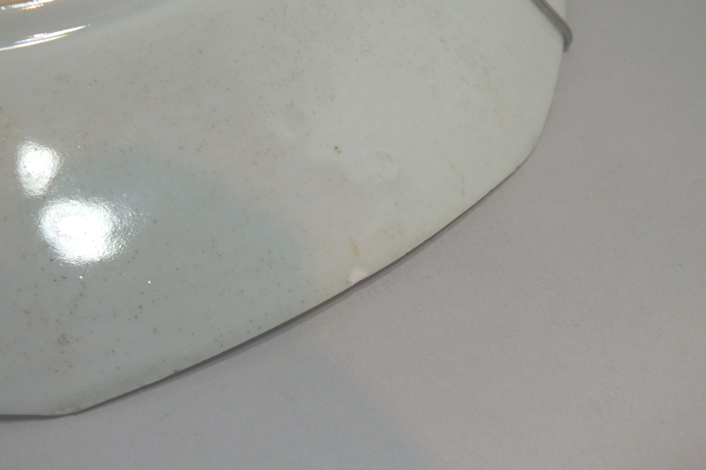 China - hollow dish octagonal rose family - Qianlong