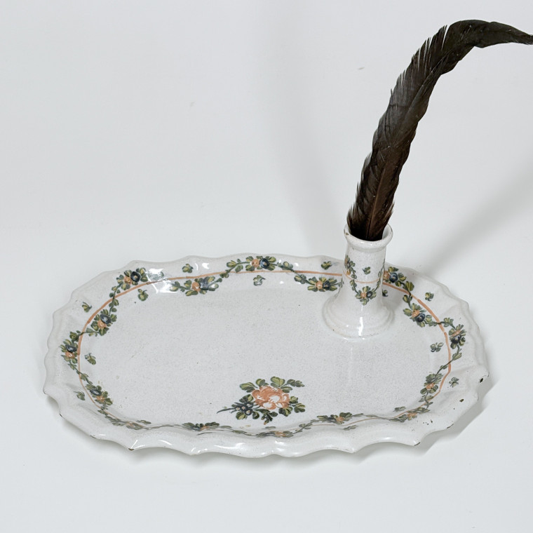 Nove di Bassano earthenware writing case - Eighteenth century