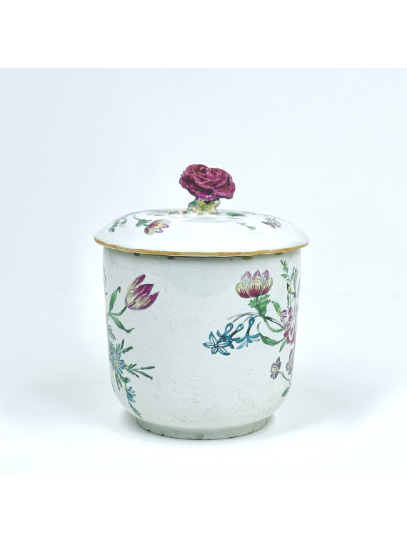 Pot à sucre en faïence de Marseille - Manufacture Robert - XVIIIe siècle