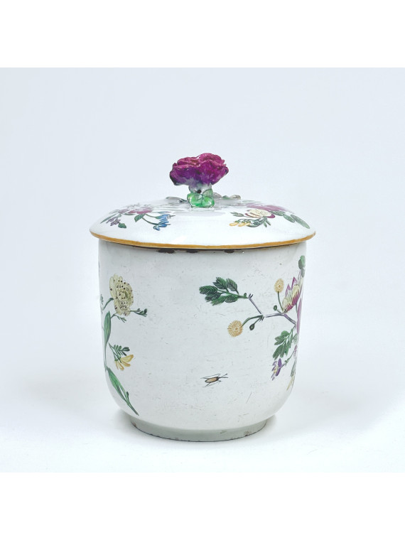 Pot à sucre en faïence de Marseille - Manufacture Robert - XVIIIe siècle
