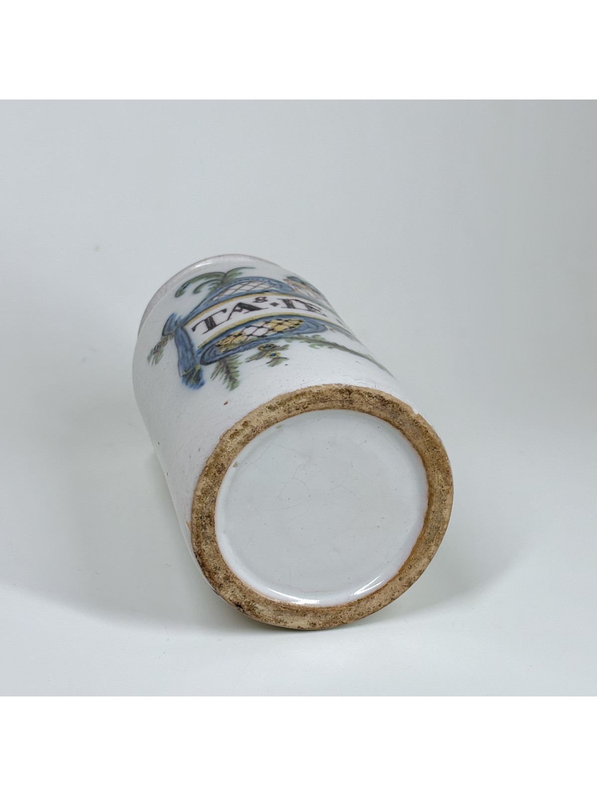 Bordeaux earthenware pharmacy jar - Eighteenth century