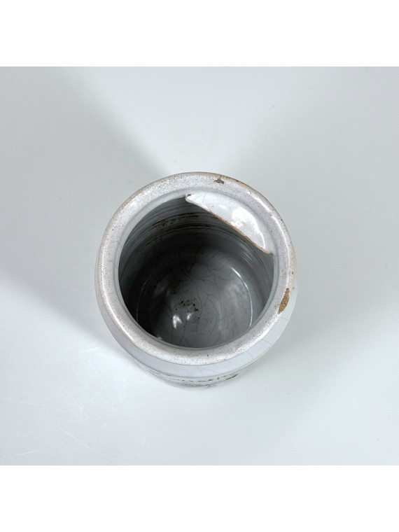 Bordeaux earthenware pharmacy jar - Eighteenth century