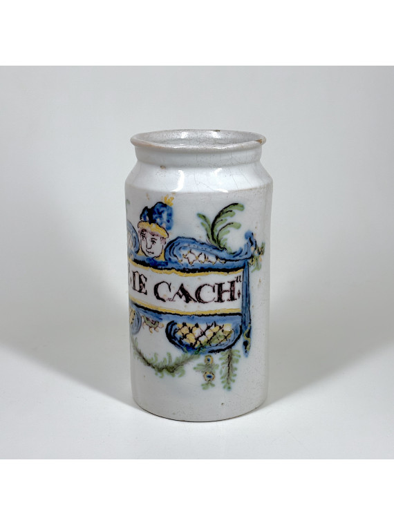Bordeaux earthenware pharmacy jar - Eighteenth century