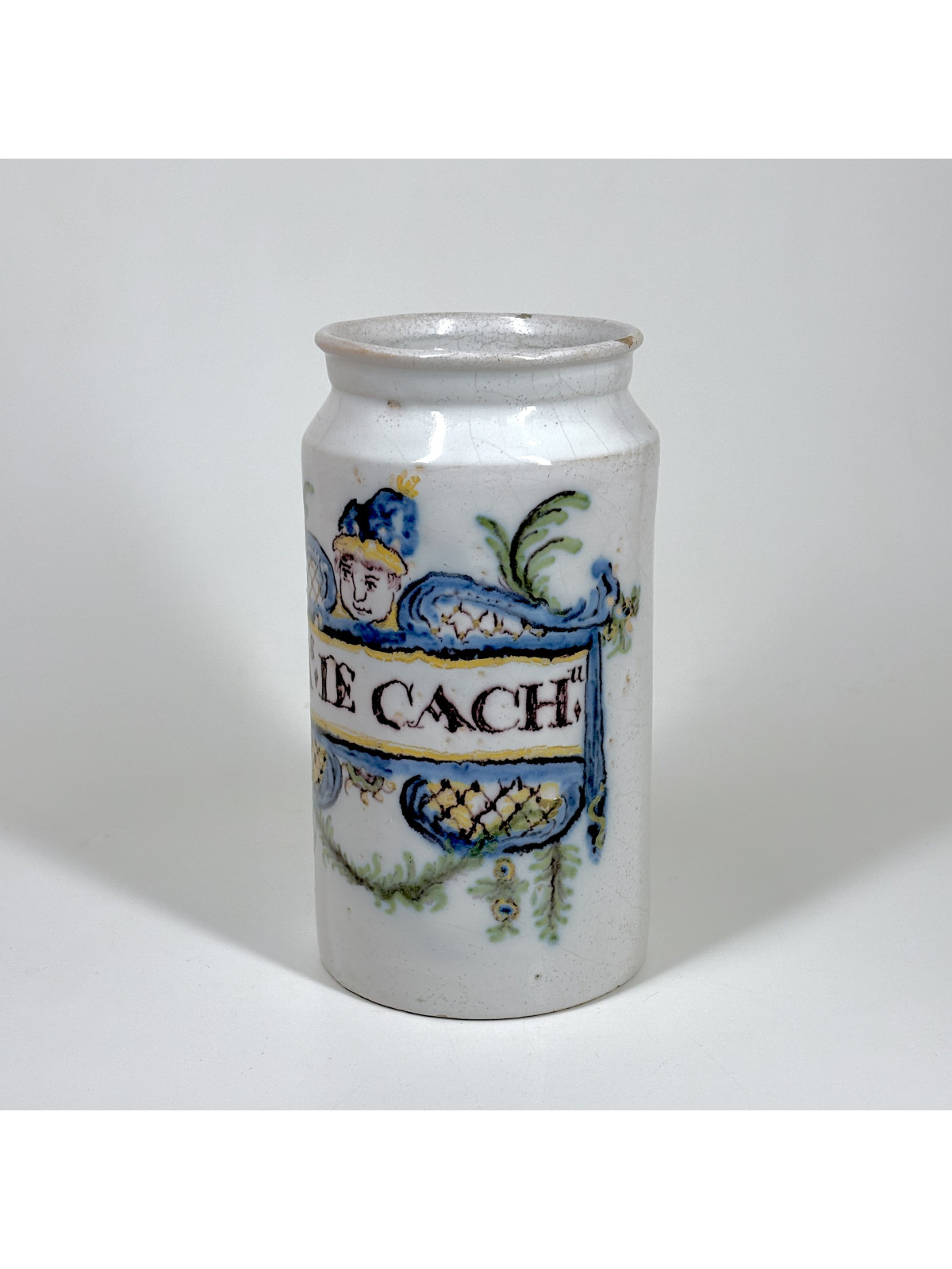 Bordeaux earthenware pharmacy jar - Eighteenth century