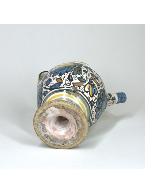Lyon majolica pharmacy jar with rosette decoration - Sixteenth century