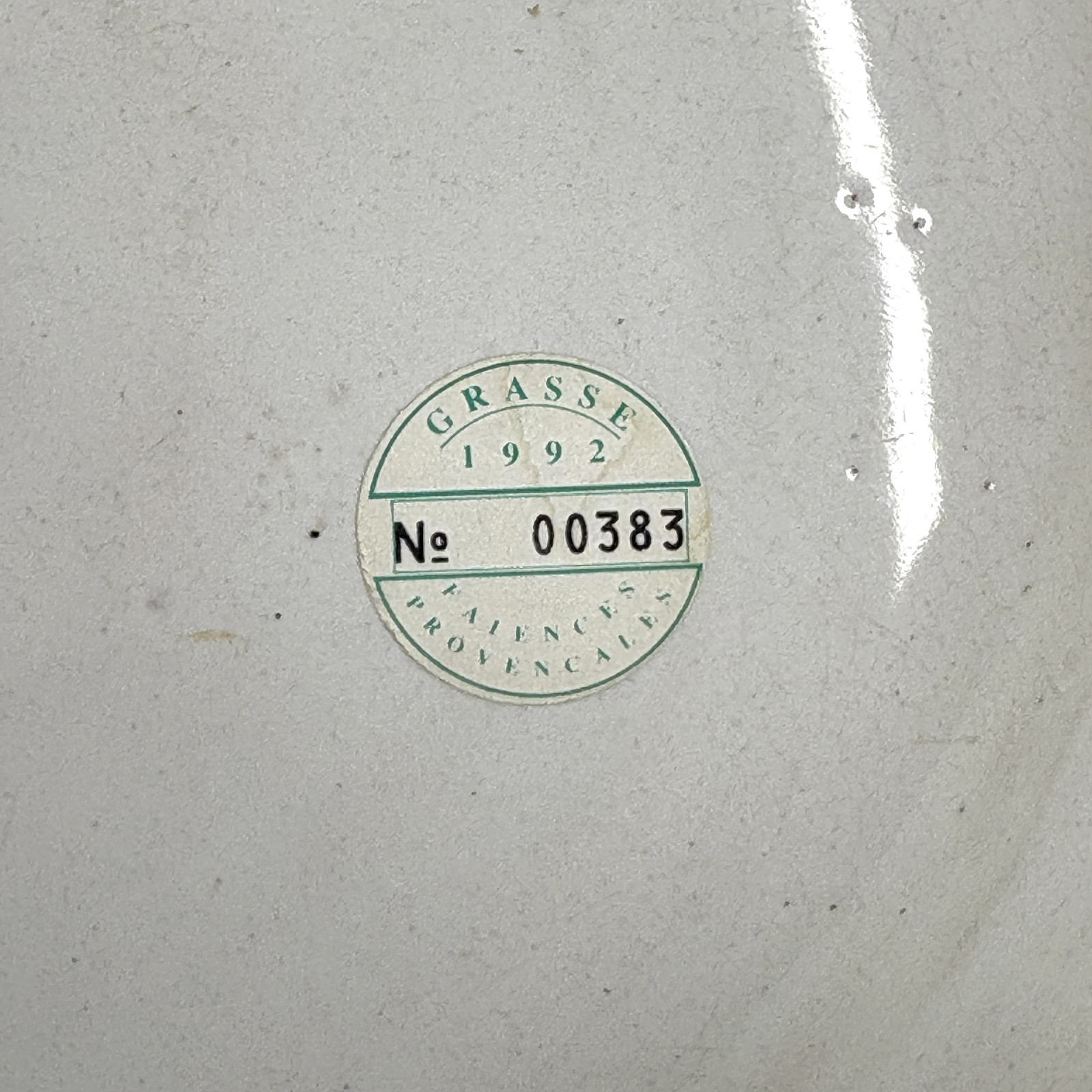 Marseille Earthenware Dish (fauchier) - Eighteenth Century