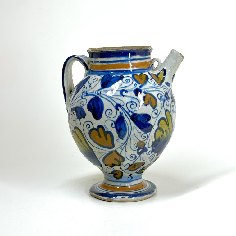 Chevrette en majolique de Lyon  - XVIe Siècle - VENDU