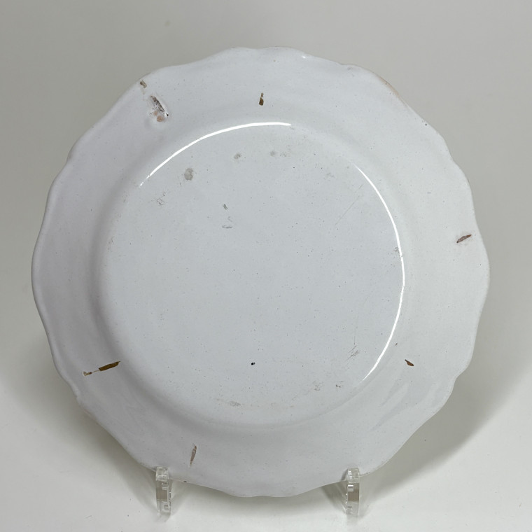 Assiette en faïence de Strasbourg - Haguenau  - XVIIIe siècle