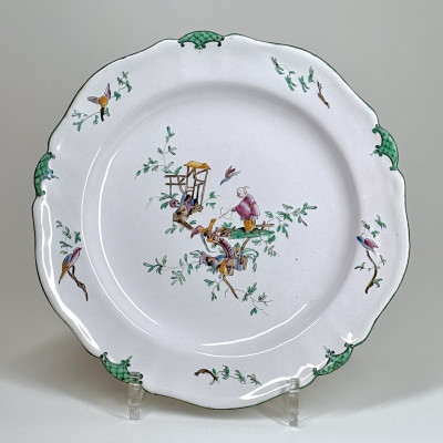 Assiette en faïence de Marseille - Manufacture de la Veuve Perrin - XVIIIe siècle - VENDU