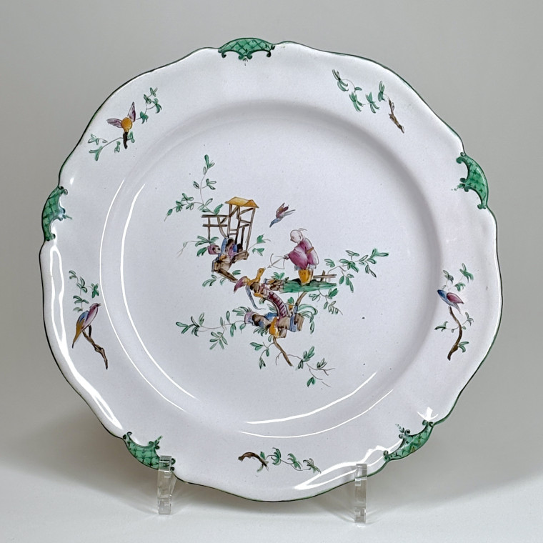 Marseille earthenware plate - Veuve Perrin Factory - Eighteenth century - SOLD