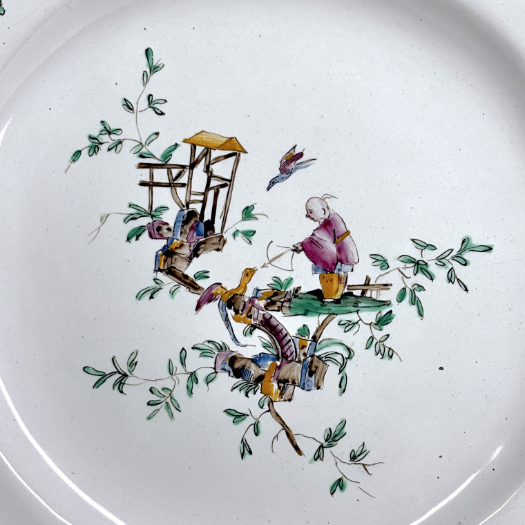 Marseille earthenware plate - Veuve Perrin Factory - Eighteenth century - SOLD