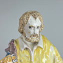Statue en faïence de Nevers figurant Saint Simon - XVIIIe siècle - VENDU