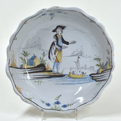 Grande Jatte de Nevers - Grand personnage et gabare de Loire - XVIIIe  siècle - VENDU