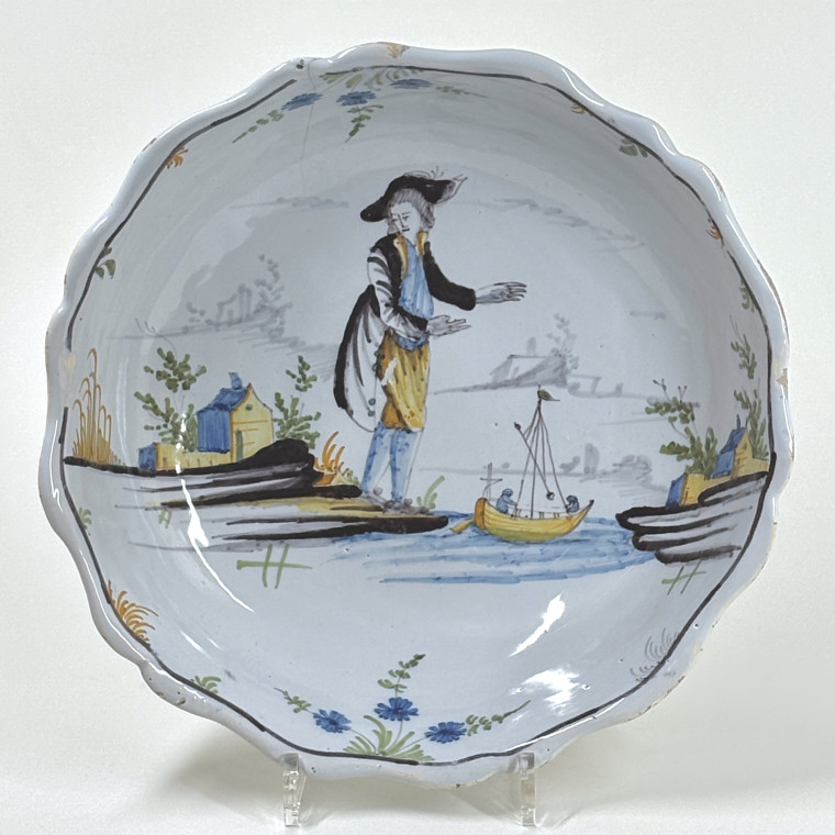 Grande Jatte de Nevers - Grand personnage et gabare de Loire - XVIIIe  siècle - VENDU