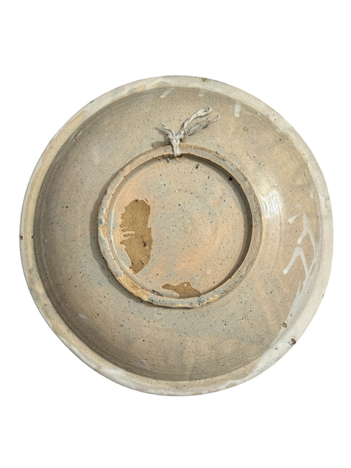 Two earthenware dishes decorated with horsemen from northern France - Eighteenth century