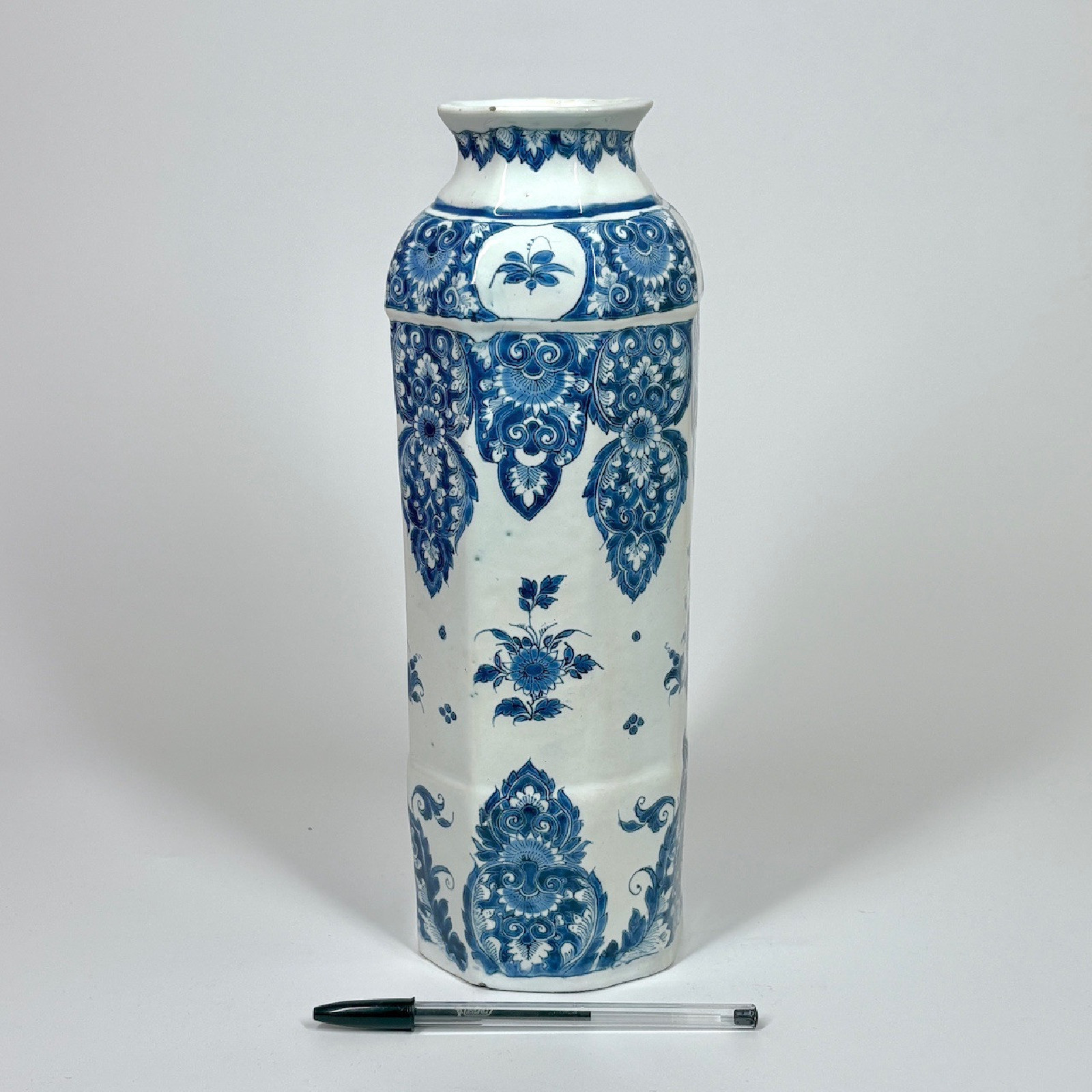 Lille or Rouen faience vase - 18th century - SOLD