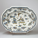 Plat en faïence d’Alcora - XVIIIe siècle - VENDU