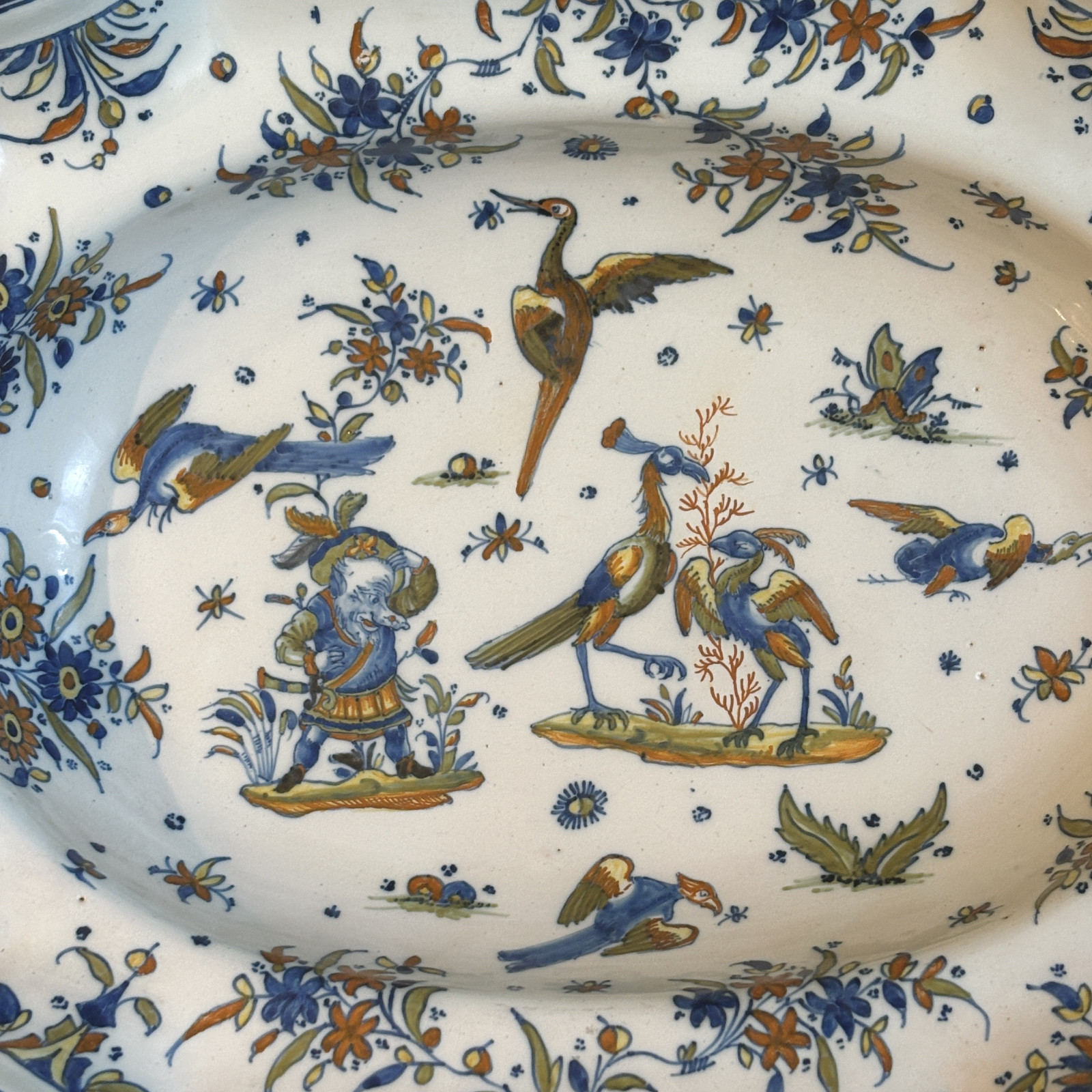 Plat en faïence d’Alcora - XVIIIe siècle - VENDU