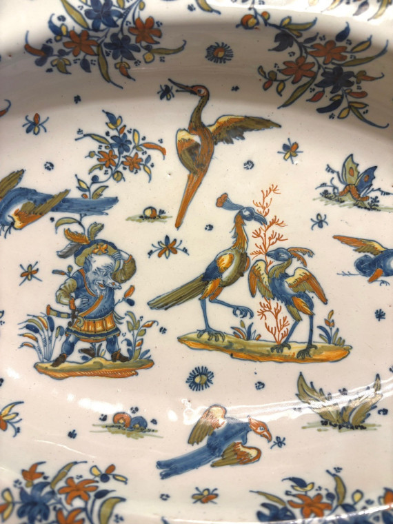 Plat en faïence d’Alcora - XVIIIe siècle - VENDU